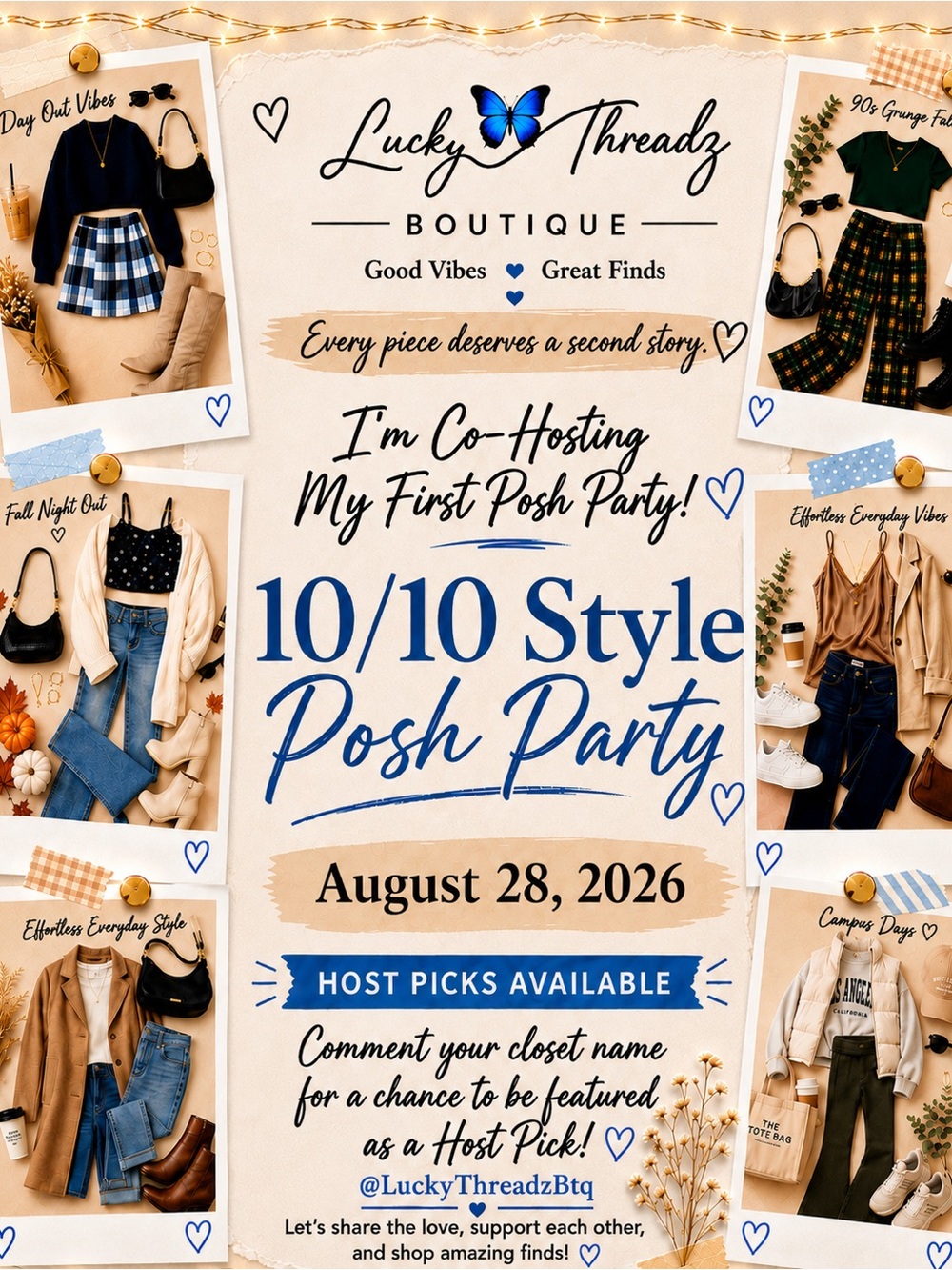 Posh Party • August 28 🦋  10/10 Style